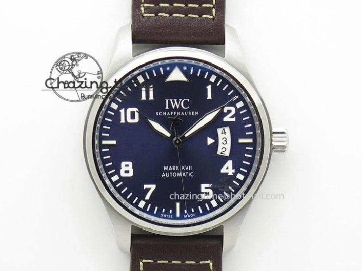 MIROTIME 0503 UrbanStyle Mark XVIII IW327012 SS M+F 1:1 Best Edition White Dial on Black Leather Strap A 7054